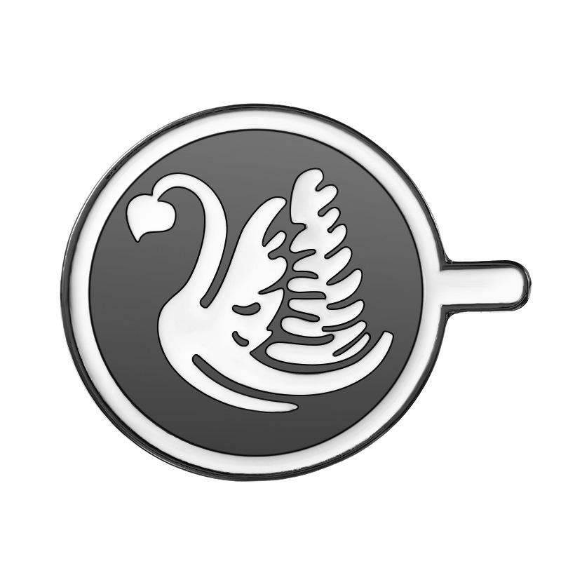 Coffee Maker Enamel Brooch Coffee Bean Grinder Coffee Kettle Cup Bag Barista Badge Punk Lapel Coffee Collection Pin Jewelry Gift