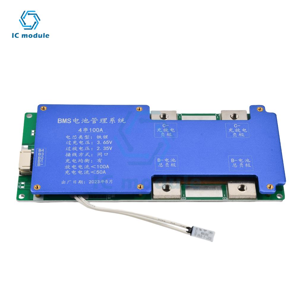 BMS 4S DC14.6V 8S 24V 100A LiFePO4 Batterie Ausgleichsladeplatine Equalizer NTC Temperaturschutz Equalizador