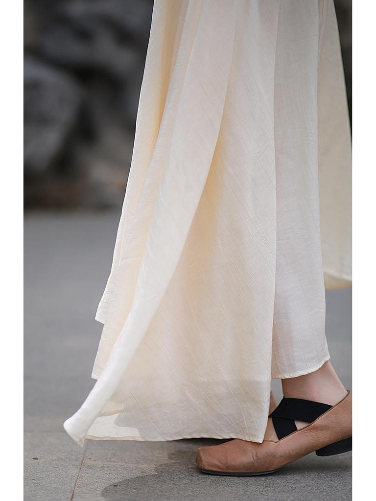 Peach Blossom Patchwork Sleeveless Retro Dress - Loose Fit, 3 Colors