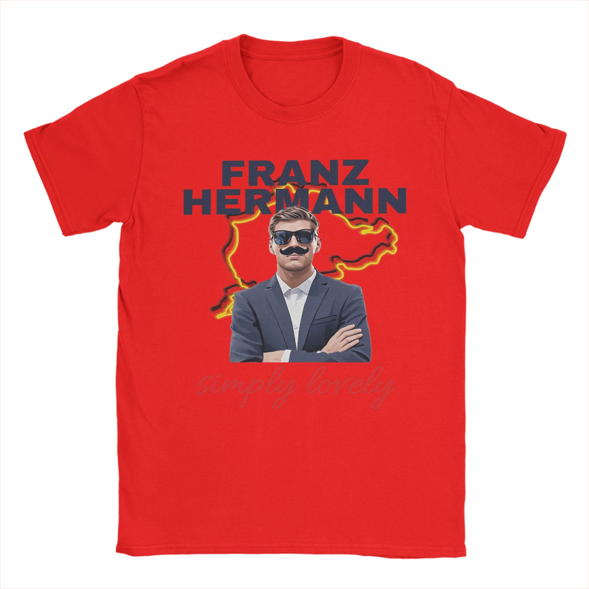 

Men s T-Shirts Franz Hermann Crazy Pure Cotton Tees Short Sleeve T Shirt O Neck Clothing Summer S