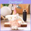 Plush Rabbit Keychain With Soft Short Pile For Kids And Bag Decor