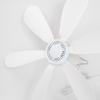 Silent 6 Leaves USB Powered Ceiling Canopy Fan with Remote Control Timing 4 Speed Hanging Fan for Camping Bed Dormitory Tent New