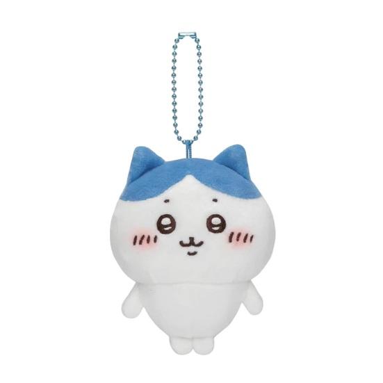 Cartoon Animal Plush Toy with Bead Chain Stuffed Hammer Cat Bunny Plushie Doll DIY Keychain Pendant Decoration Backpack Ornament Birthday Gift