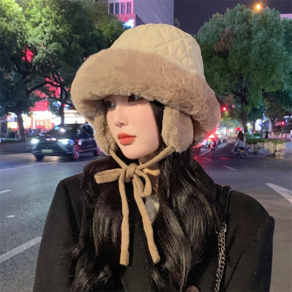 with Earmuff Ear Protection Hat Korean Stye Women Fisherman Cap Autumn Winter