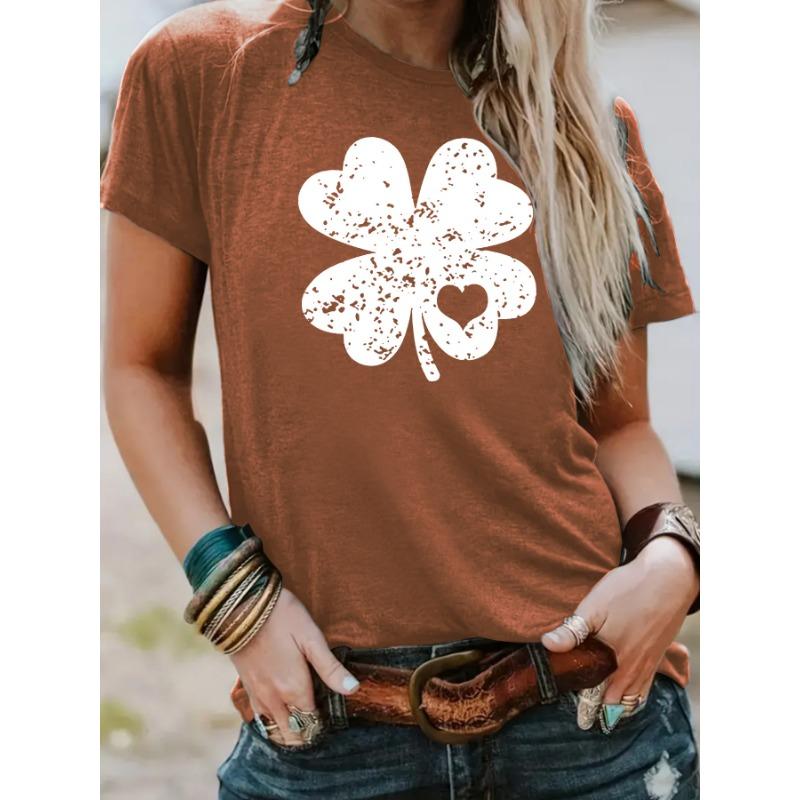 Summer Round-neck Pullover Short-sleeved Women's T-shirt