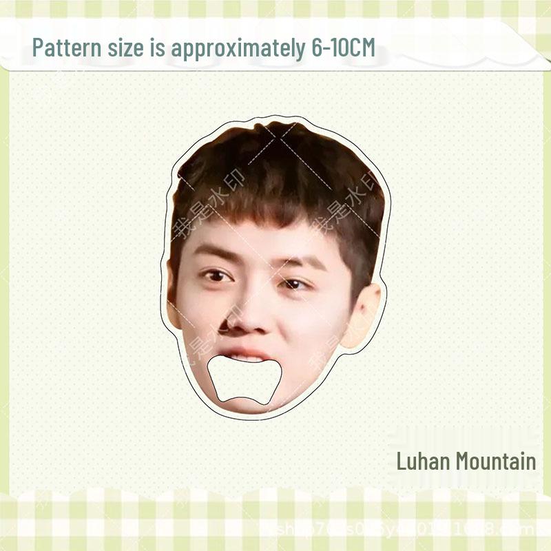 

Luhan Acrylic Star Big Head Magnetic Bottle Opener Refrigerator Magnet Gift. Acrylic Bottle Opener