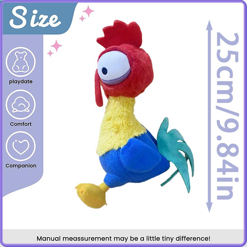 Kawaii Moana Pig Rooster Plush Toy Anime Pig Princess Chicken Stuffed Animals Accompany Sleep Toy Home Decor Kids Birthday Gifts