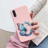 Colorful Letter Love Flower Butterfly Phone Case For Samsung Galaxy A50 A50S A06 A10 A11 A07 Girls Shell Shockproof Bumper Cover