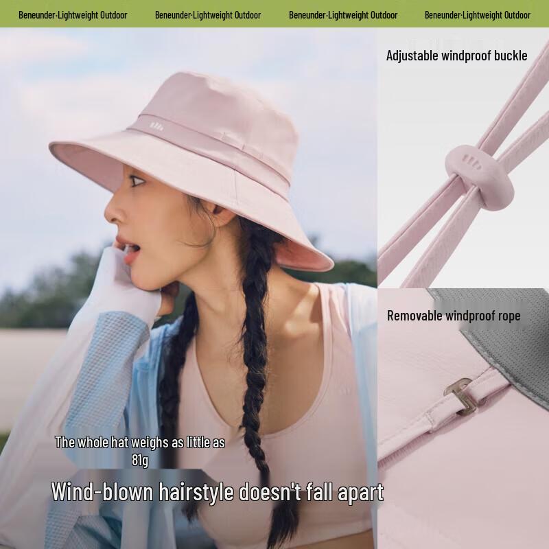 Beneunder Women's Breathable Sun Protection Bucket Hat