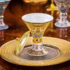 BEPAN 1PC Enamel Color Household Small Teacup Chinese Bone China Milk Tea Cup Tall Supply Bowl Ceramic Gorgeous Style Household Goods