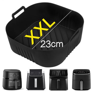 23cm XL XXL Silicone Mold for Air Fryer for Ninja 180,Cosori 5.5L/6L/6.1L, Phi Series 2000 6.2L Na230 Air Fryer Accessories