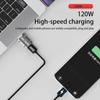 Zinc Alloy PD 120W USB 3.0 USB C Adapter Type-C Female To USB Male Fast Charging Converter 10Gbps OTG Data Transfer Connector
