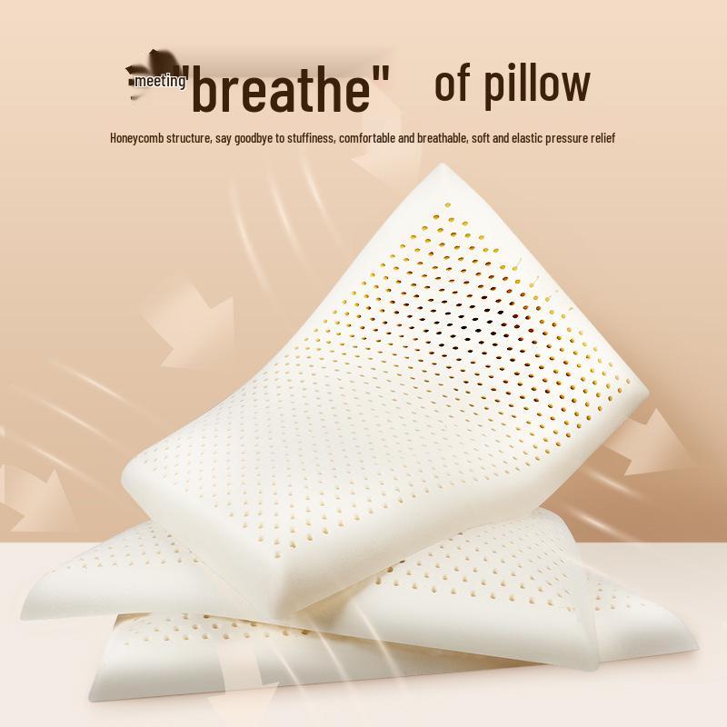Ultra-Thin Natural Latex Neck Support Pillow for Children