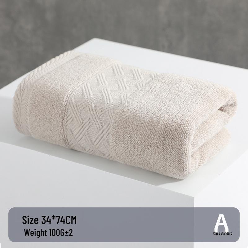 100% A-Grade Antibacterial Cotton Bath Towel - Thick, Soft, Absorbent, Quick-Drying, Adult Size Washcloth