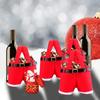Efficient Stocking Style Holiday Gift Bags User Friendly Fabric Candy Pouches Multipurpose Bottle Cover For Christmas