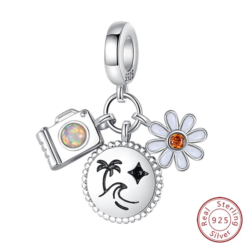 100% Copper Handbag Sun Hat Beach Bikini Trendy Charms Beads Pendants 3Mm Diy Making Fine Jewelry