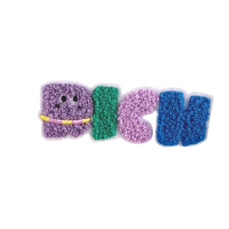 Embroidery label clothing accessories towel embroidery stickerpatch cloth sticker