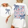 American Honey Coquette 4th Of July T-Shirt Girly USA Independence Day Tee