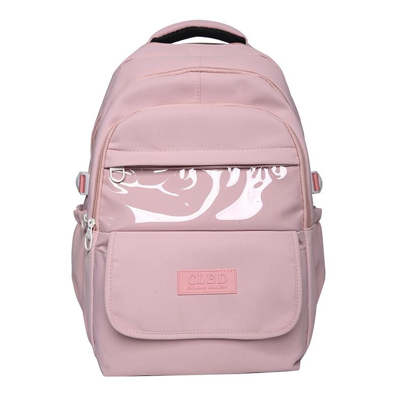 Student Backpack Junior Senior High School School Bag Large Capacity Couple Computer Backpack