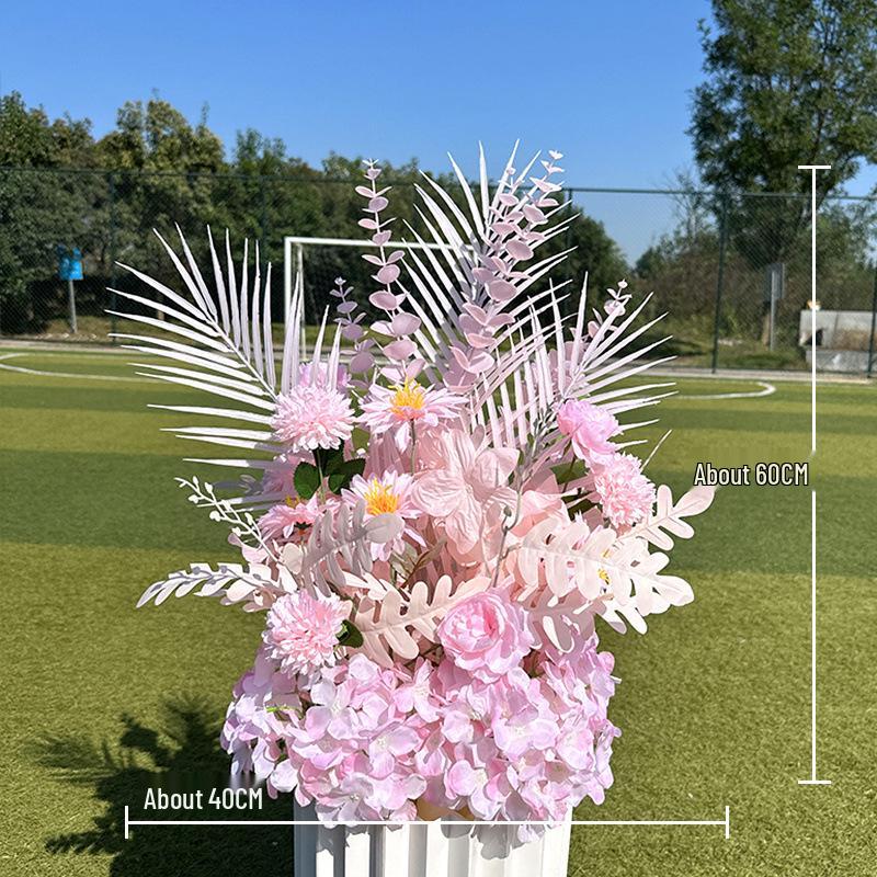 Large Artificial Wedding Flower Wall for Aisles and Hotels