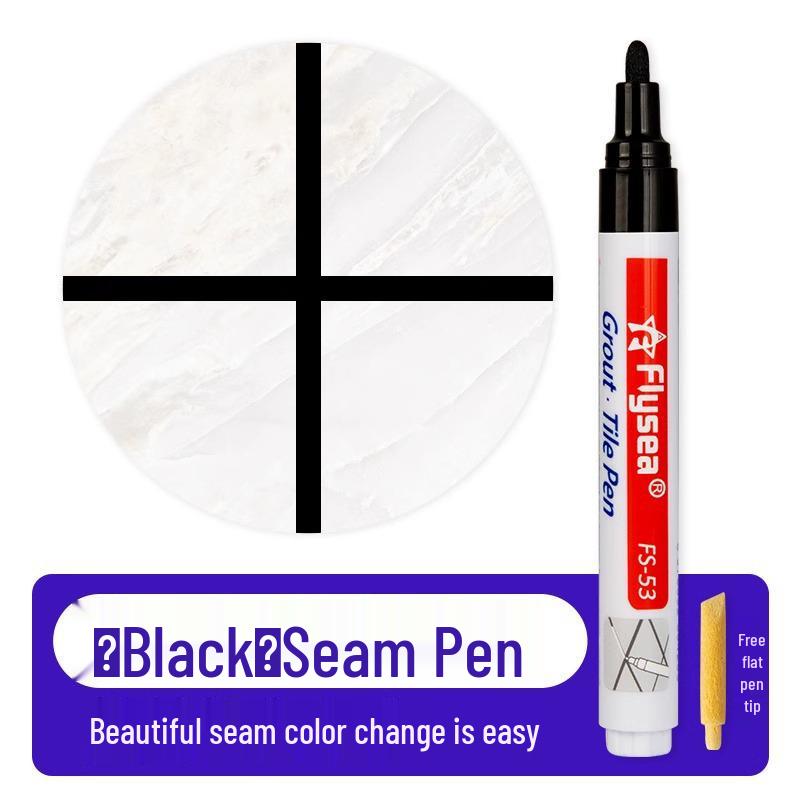 Tile & Grout Color Repair Pen - Quick-Drying Touch-Up Tool for Floors and Furniture
