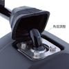 Jet Inoue Square Side Under Mirror Curved Lens 300R Wide Mirror Truck Side Mirror Black 501532