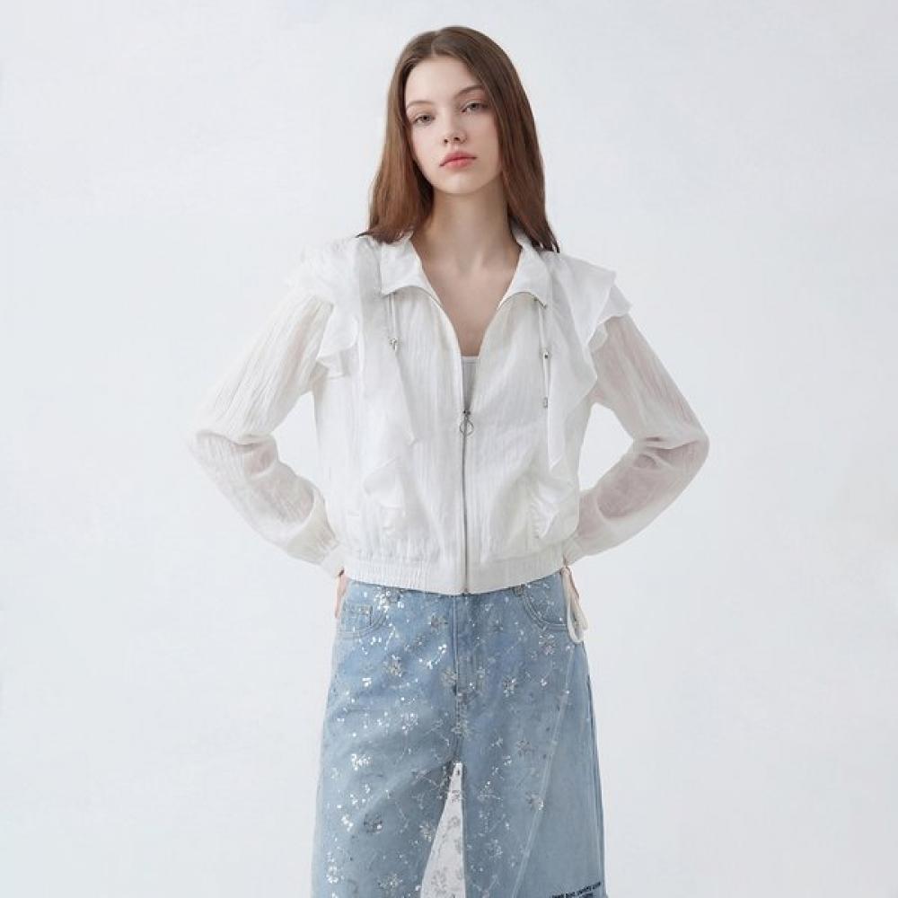 EGOIST Short Ruffle Point Jumper  Es2tz300 