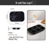 Non-stick Carbon Steel Muffin & Cake Mold (4/6/9/12 Cups)