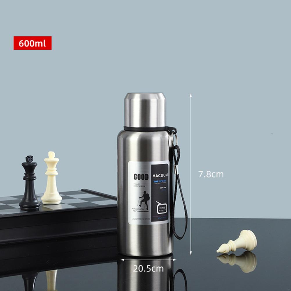 600-2000ml Water Bottle Outdoor Portable Insulation Tumbler Bottle Stainless Steel Tea Coffee Cold and Hot Thermal Thermos