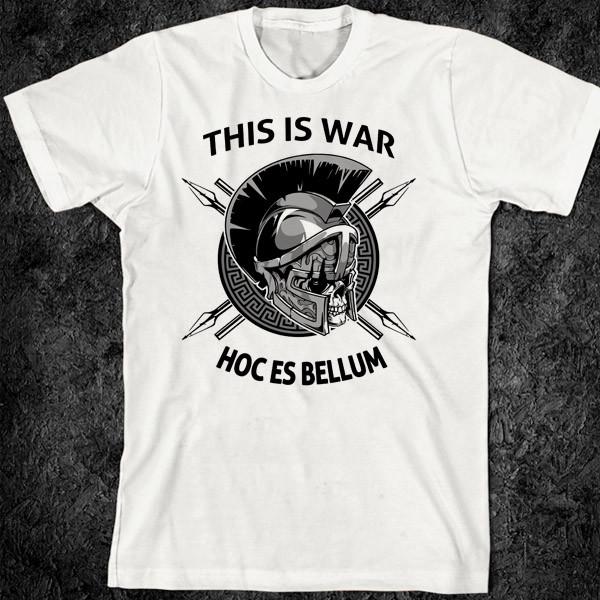 Греческая война Греко-римский гладиатор Спартак 300 Хелмет Конана Воин Футболка Унисекс S