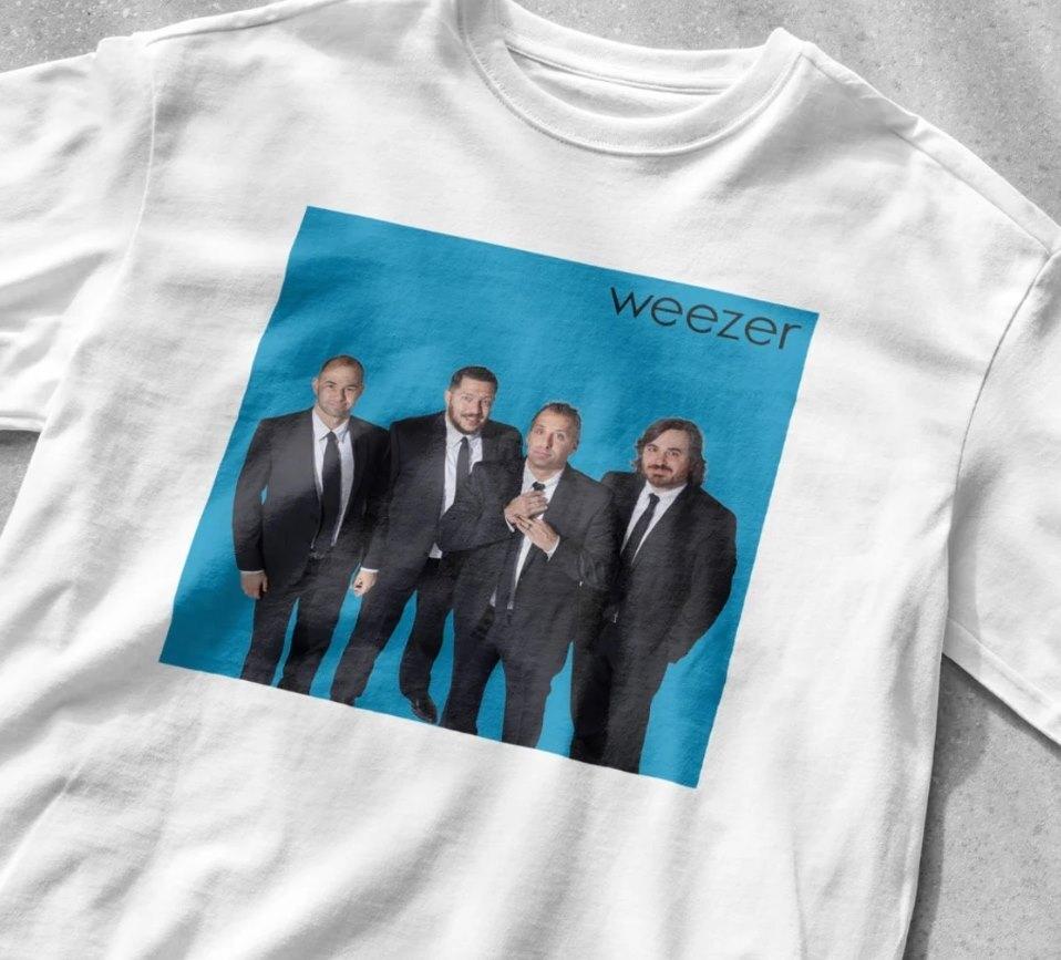 

Футболка з обкладинкою альбому Impractical Jokers Weezer, Обкладинка альбому Weezer, Смішний Weeze XL