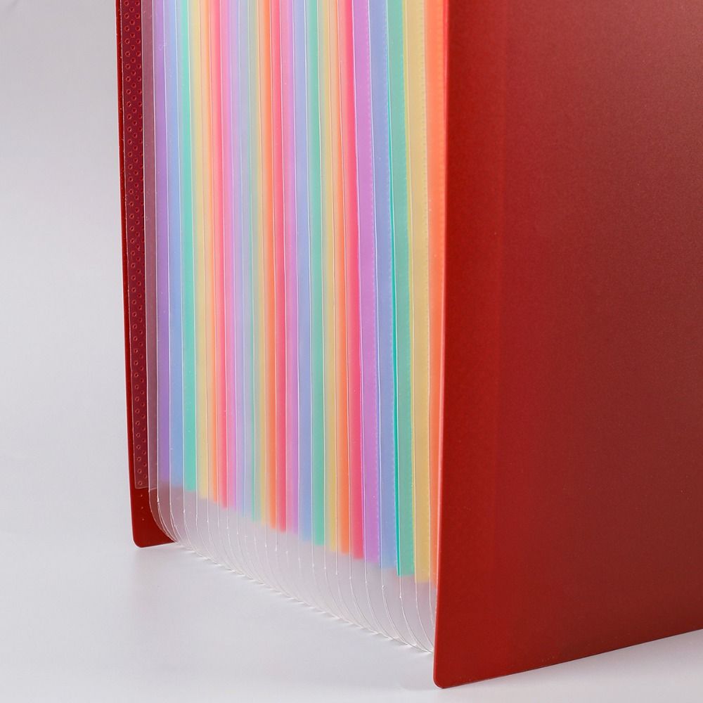 Colorful Inner Expanded File Folders 13/25 Pocket A4 Document Bag Test Paper