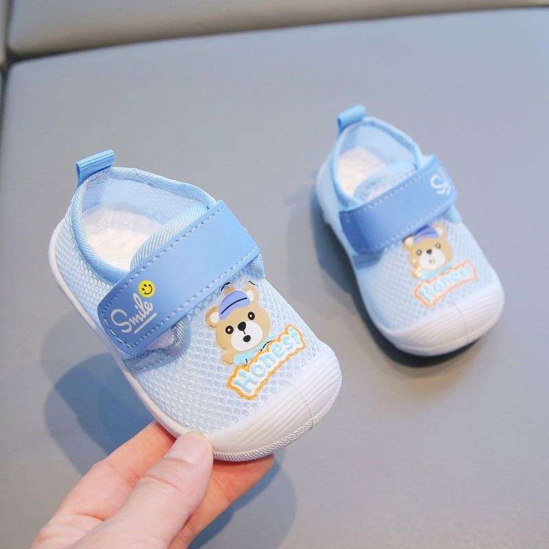Summer baby new shoes girls soft sole 0-1-2 baby breathable single shoes shoes non-slip baby call shoes