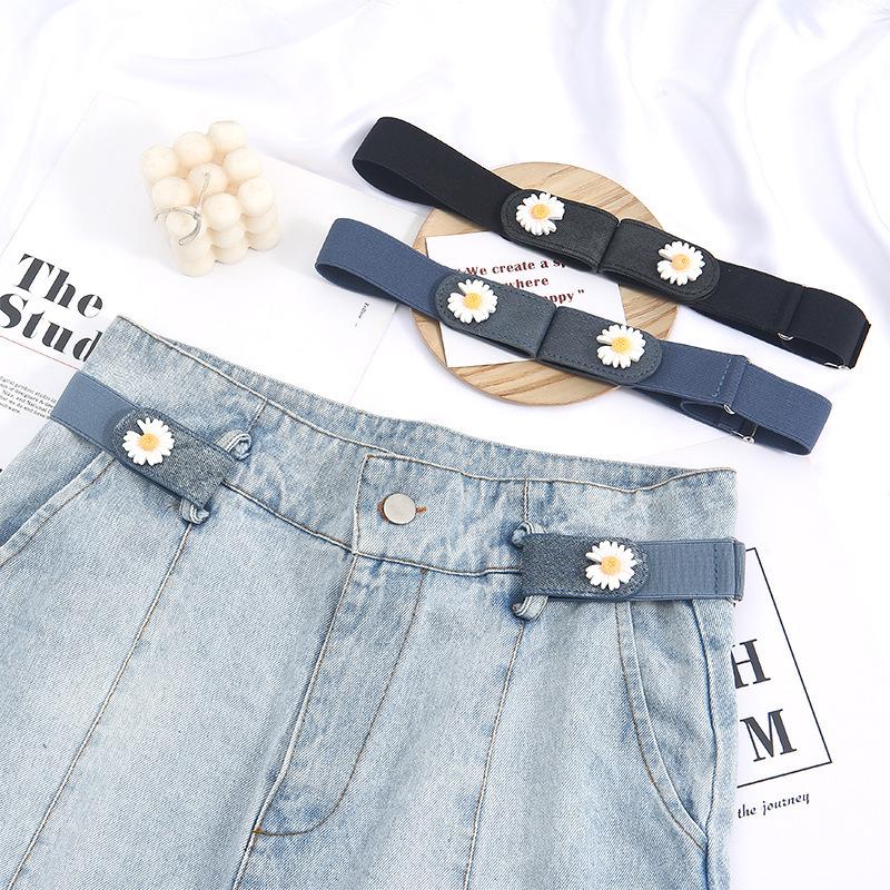 Seamless Elastic Invisible Waistband Belt - Versatile for Spring & Summer Jeans