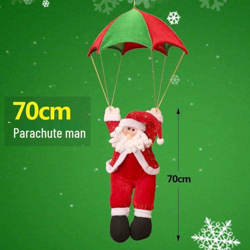 

70cm Christmas Parachute Santa Decoration