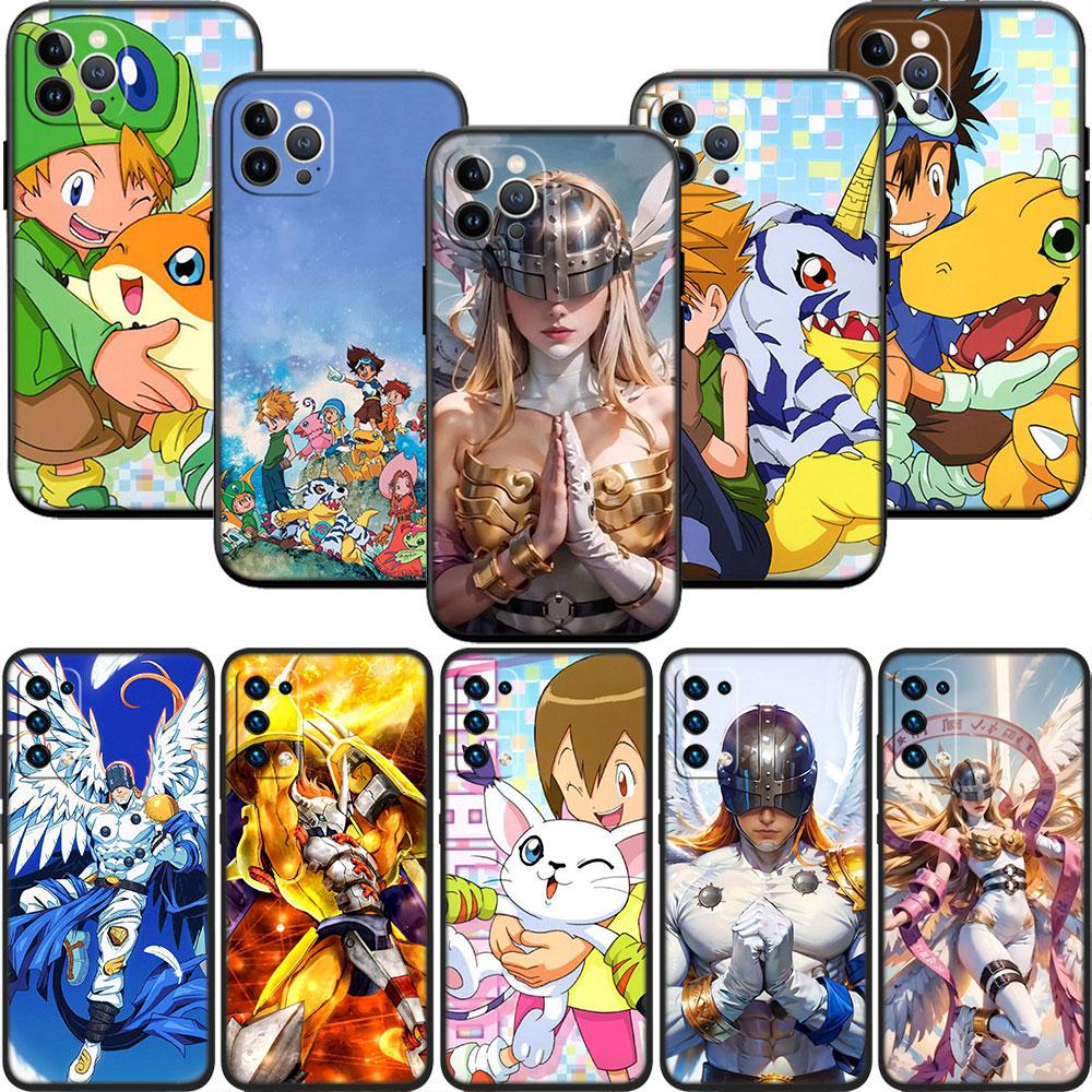LO29 D-Digimons Soft Shell Phone Case for OPPO A40 A60 A80 A15 A16 A16K A12 A17 A17K A54 A54S A53 A53S A55 A56 A57 A98 F23