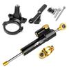 For QJMOTOR RRQ600 Motorcycle Aluminum Steer Damper Mounting Bracket Kit RRQ600 2021 2022 Fiber Carbon Accessories