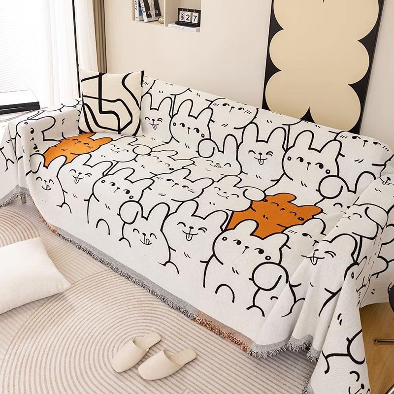 Sofa Cover Chenille Anti-Scratching One Piece Full Cover Sofa Cover Four Seasons Universal All-Inclusive Sofa Cover