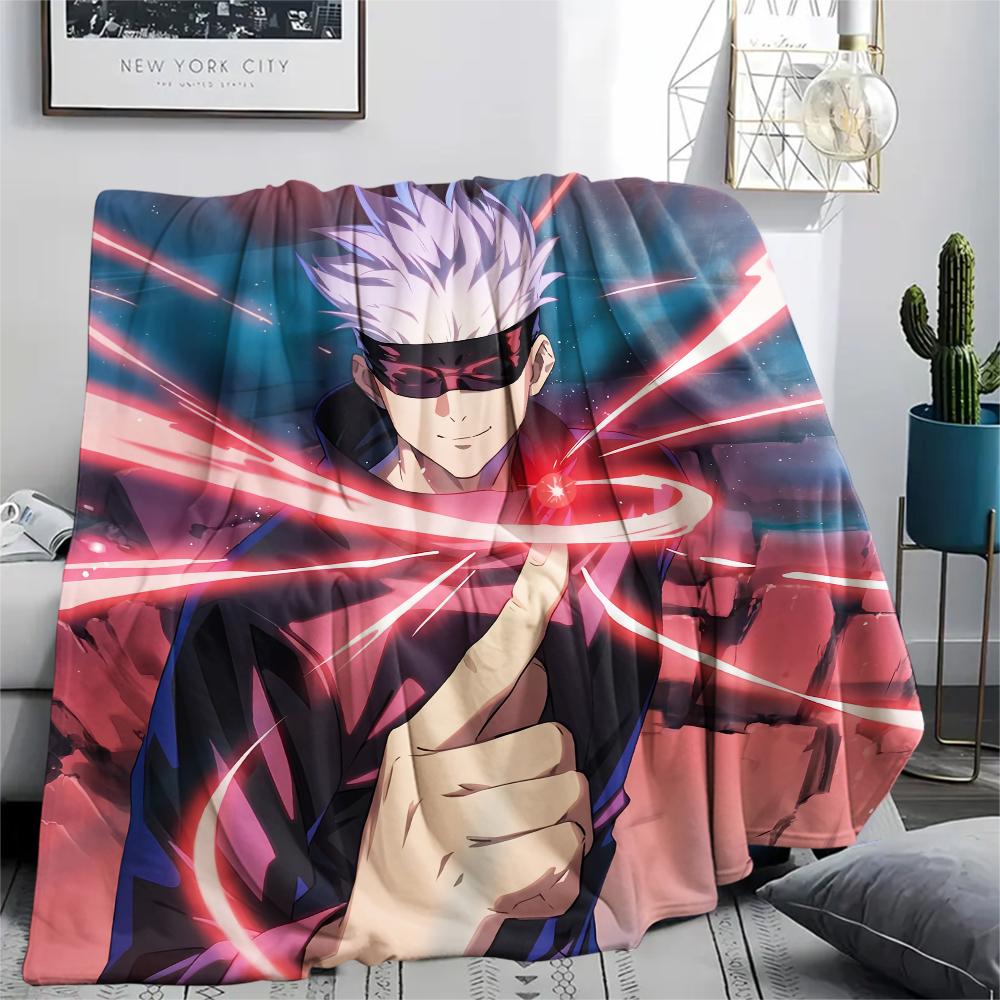Jujutsu Kaisen Battle Blanket, Cozy Throw for Sofa Bed, Ideal Gift for Anime Enthusiasts.chl