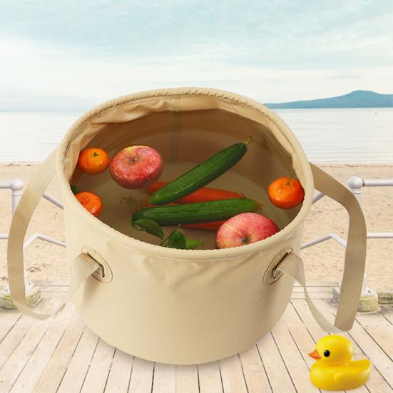 Collapsible Bucket Folding Water Container Portable Camp Wash Basin for Outdoor Traveling Hiking Fishing Car Washing Gardening