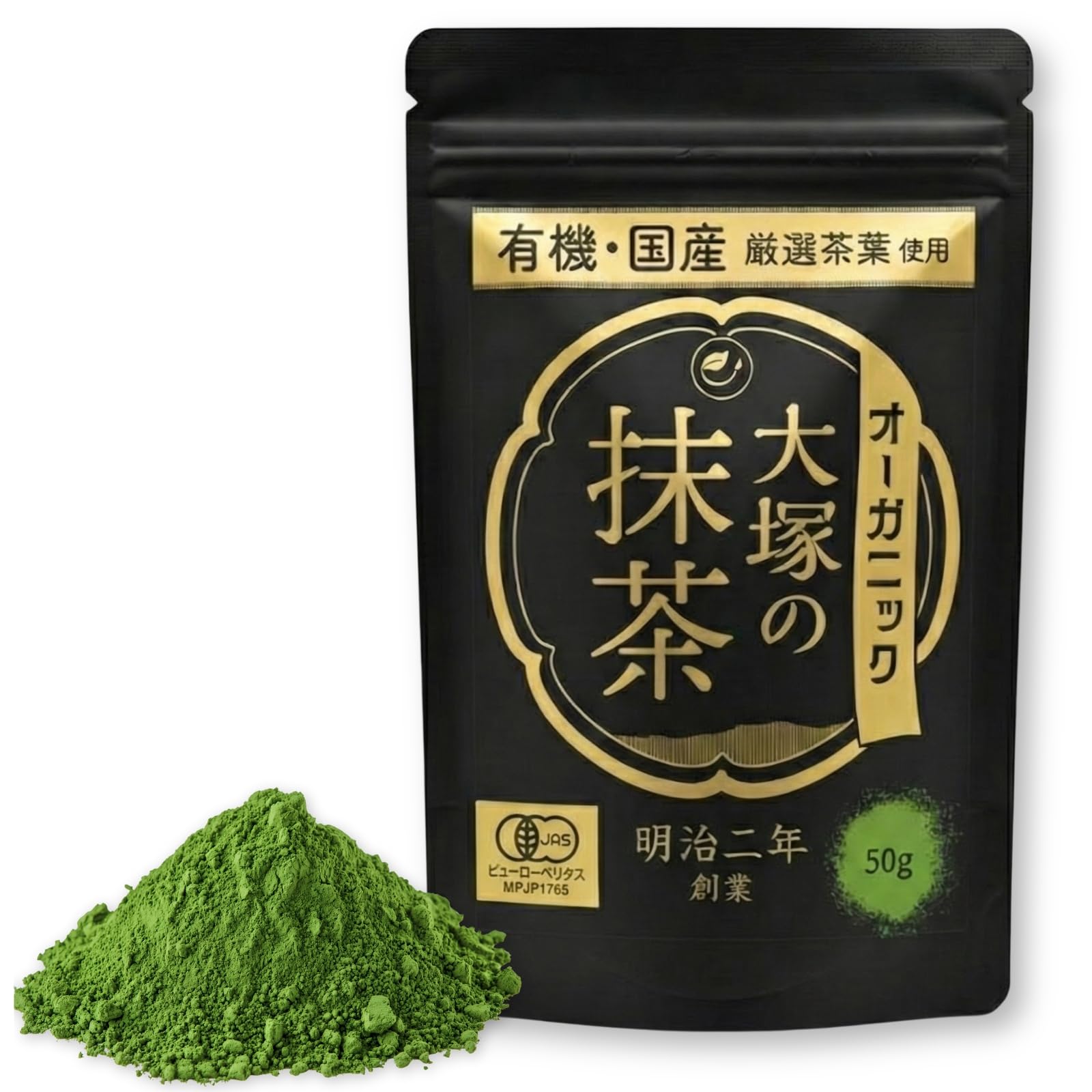 domestically matcha from Otsuka a company founded in Organic JAS from Shizuoka Organic, produced, high-quality Seicha, long-established 1869.