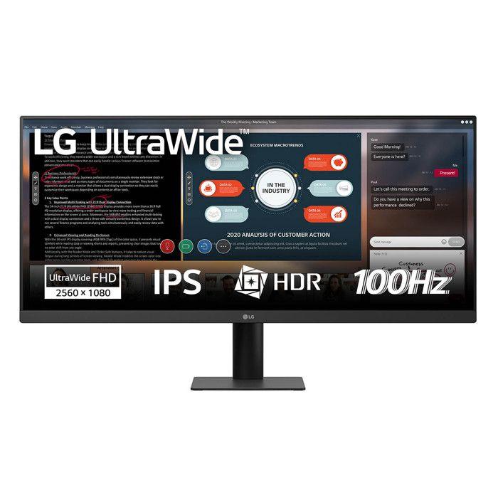 Monitor LG 29U511A-B UltraWide 29" WFHD HDR 100Hz Nero