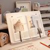 Multi-Position Book Holder Tray Foldable Cookbook Bracket Creative Reading Rest Tablet  Computer