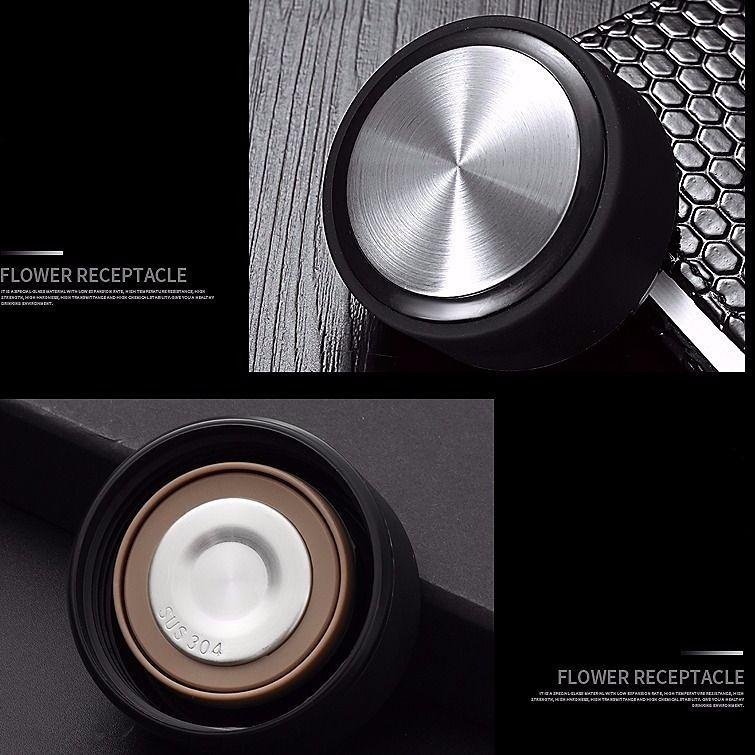 Large Capacity Thermos Cup 500ml Vacuum Flasks Portable Stainless Steel Thermos Cup Water Bottle Travel Tea Mug Office Thermos Cup