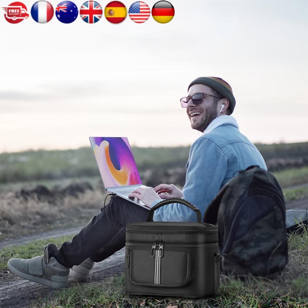 

Carrying Case for Ef Ecoflow River 2 Portable Power Station Bag Travel Carrying Bag Protective Case Waterproof Multiple Pockets Australia