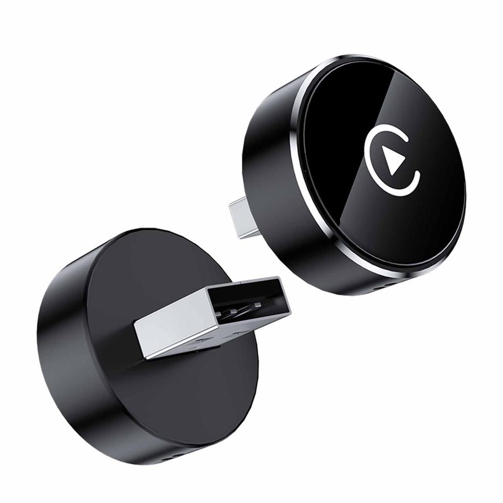 2-in-1 Wireless Android Auto Adapter, Plug Play Converts Wired To Wireless, Fast Auto-Connect, No Delay