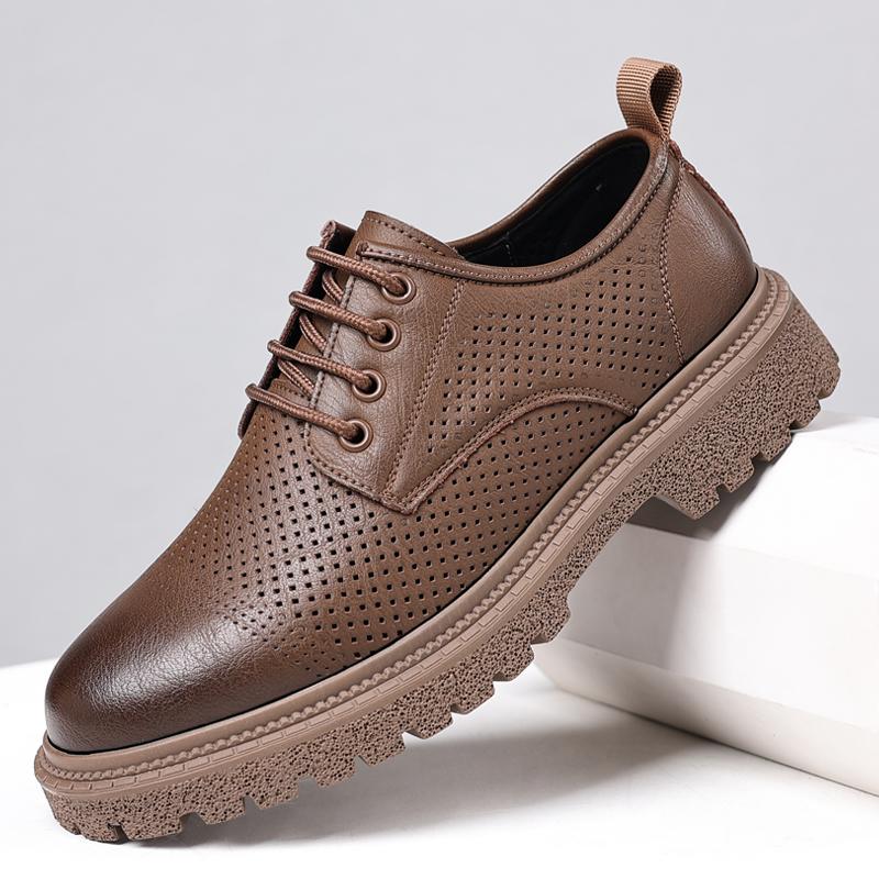 Summer Leather Casual Shoes Men Design Sneakers Man Comfortable genuine Leather Shoes Men Moccasins Driving shoes men footwear