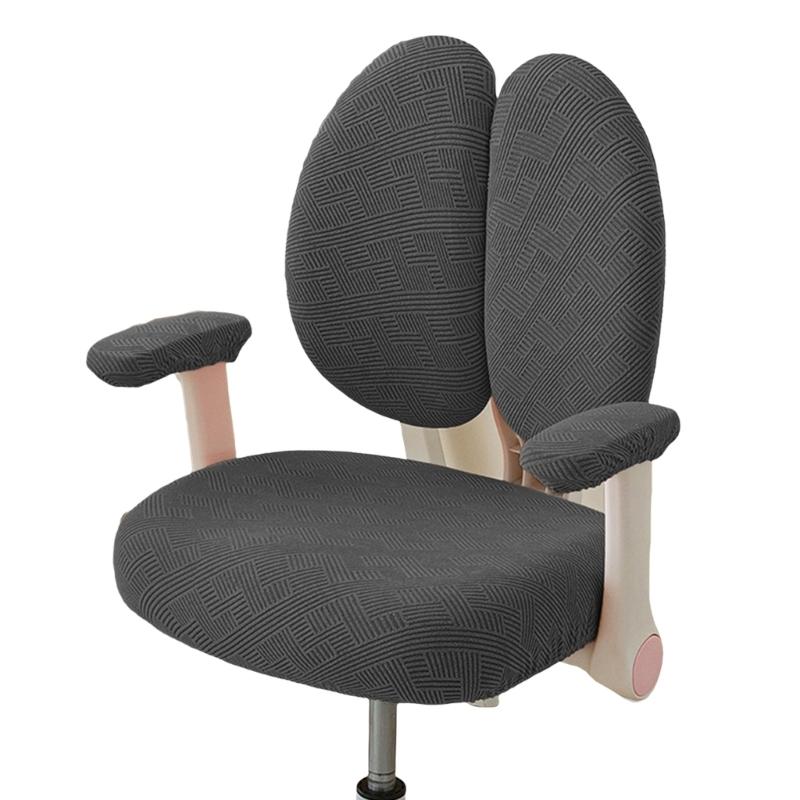 Quick Install Elasticized Chair Protectors Waterproof Polyester Fabric and Back Cover for Multiple Room Decoration