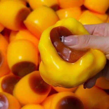 Pudinkový míček proti stresu Squishy Potravinový tvar Pudinkový mačkací míček Fidget hračky Asmr Senzorické hračky pro úlevu od stresu Pro děti a dospělé Dárek