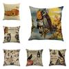 Happy Halloween Pillow Cases Linen Sofa Bedroom Office Cushion Cover Decor Home